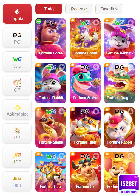 Experiência de Jogos 152bet.com